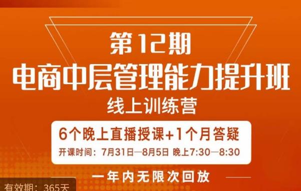 陈少珊·电商中层管理能力提升班，学习对象-电商公司各个岗位的主管，20人人以内的电商公司老板-副业宝典