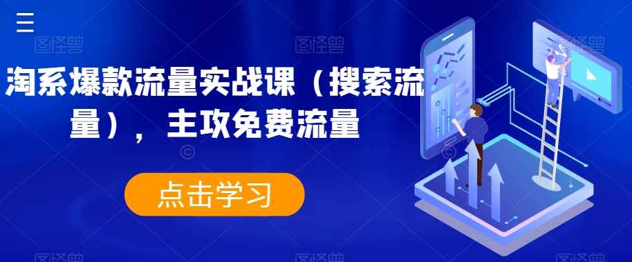 淘系爆款流量实战课（搜索流量），主攻免费流量-副业宝典