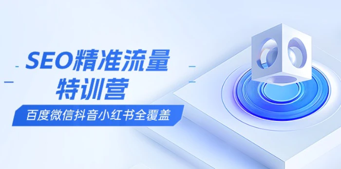 （13851期）SEO精准流量特训营，百度微信抖音小红书全覆盖，带你搞懂搜索优化核心技巧-副业宝典