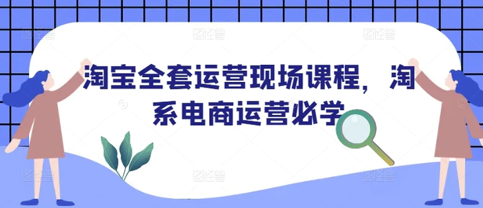 淘宝全套运营现场课程，淘系电商运营必学-副业宝典