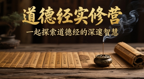 道德经实修营，一起探索道德经的深邃智慧-副业宝典