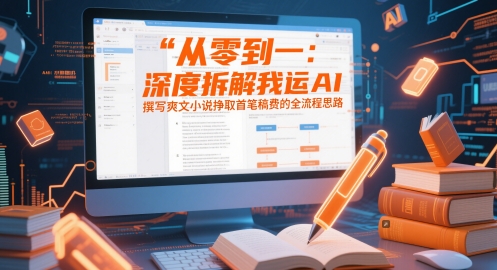从零到一：深度拆解我运用AI撰写爽文小说挣取首笔稿费的全流程思路-副业宝典
