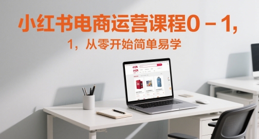 小红书电商运营课程0-1，从零开始简单易学-副业宝典