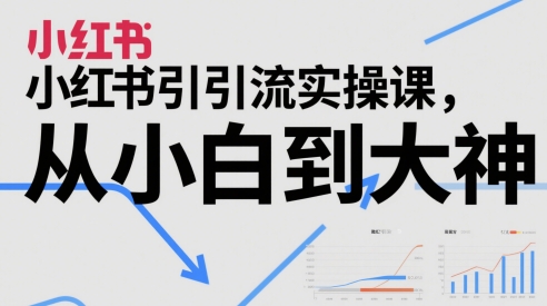 小红书引流实操课，从小白到大神-副业宝典