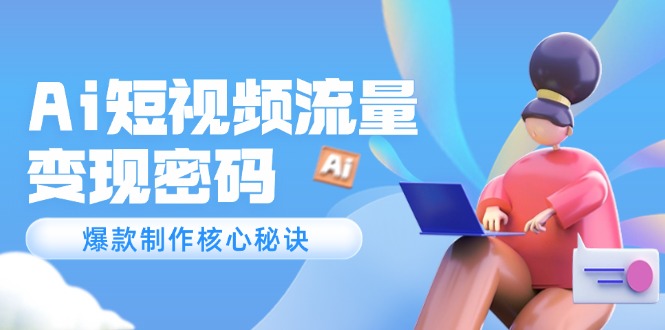 （14875期）Ai短视频流量密码，爆款制作核心秘诀，120万案例深度解析-副业宝典