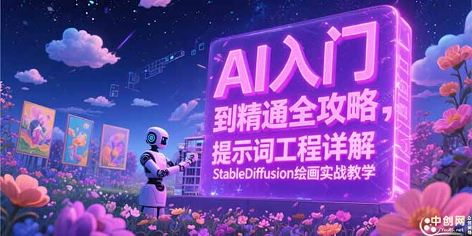 AI入门到精通全攻略，提示词工程详解，StableDiffusion绘画实战教学-副业宝典