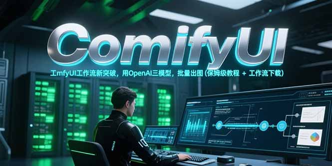 ComfyUI工作流新突破，用OpenAI三模型，批量出图(保姆级教程+工作流下载-副业宝典