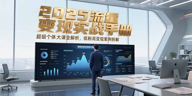 2025流量变现实战手册，超级个体大课全解析，低粉高变现案例拆解-副业宝典