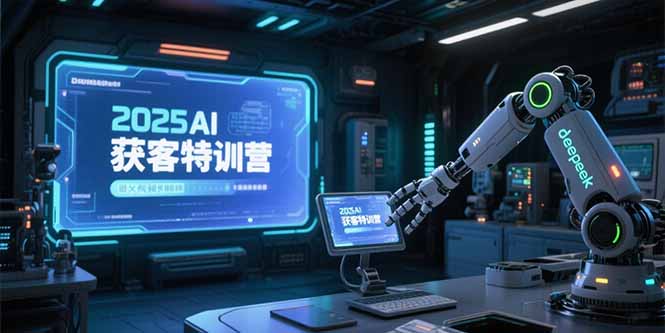 2025AI获客特训营，AI图文视频全制作，deepseek工具实操教学-副业宝典