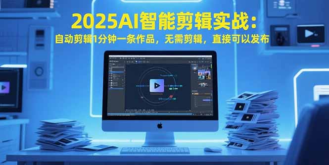 2025AI智能剪辑实战：自动剪辑1分钟一条作品，无需剪辑，直接可以发布-副业宝典