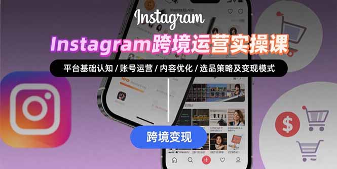 Instagram跨境运营实战：平台认知/账号运营/内容优化/选品策略及变现模式-副业宝典