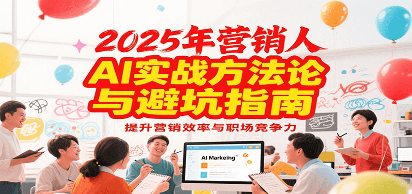 2025年营销实战方法论与避坑指南，利用AI提升营销效率与职场竞争力-副业宝典