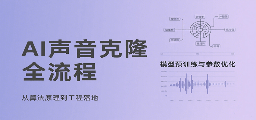 AI声音克隆全流程，基础概念到实战应用，3秒极速声音复刻、模型预训练、云端部署等-副业宝典