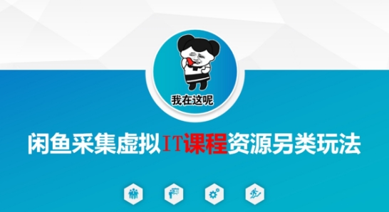 闲鱼采集虚拟IT课程资源另类玩法，干货满满-副业宝典