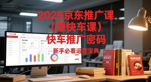 2025京东推广课(原快车课)解锁京东快车推广密码，新手必看运营宝典-副业宝典