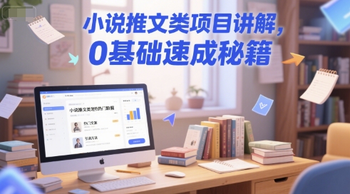 小说推文类项目讲解，0 基础速成秘籍-副业宝典