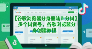谷歌浏览器分身登陆多个抖音号，谷歌浏览器分身创建教程-副业宝典