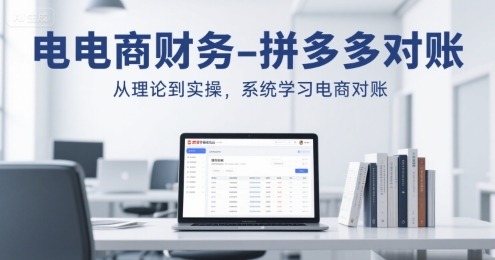 电商财务-拼多多对账，从理论到实操，系统学习电商对账-副业宝典