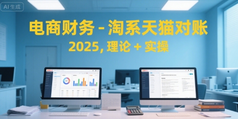 电商财务-淘系天猫对账2025，理论+实操-副业宝典