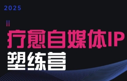 2025治愈自媒体IP训练营，专为疗愈领域从业者打造-副业宝典