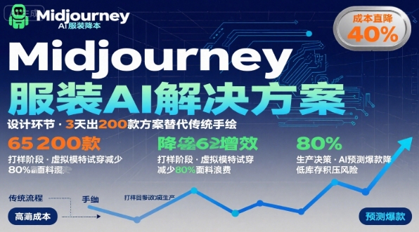 AI在服装领域的运用，使用midjourney做服装辅助企业降低成本-副业宝典