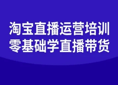 淘宝直播运营培训-零基础学会直播卖货-副业宝典