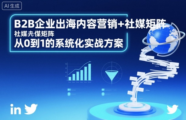 B2B企业出海内容营销+社媒矩阵，从0到1的系统化实战方案-副业宝典