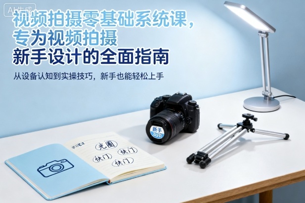 视频拍摄零基础系统课，专为视频拍摄新手设计的全面指南-副业宝典