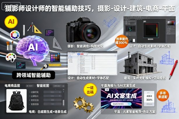 摄影师设计师的智能辅助技巧，摄影-设计-建筑-电商-平面-副业宝典