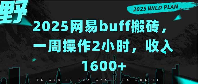 2025网易buff搬砖，一周操作2小时，收入1600+-副业宝典