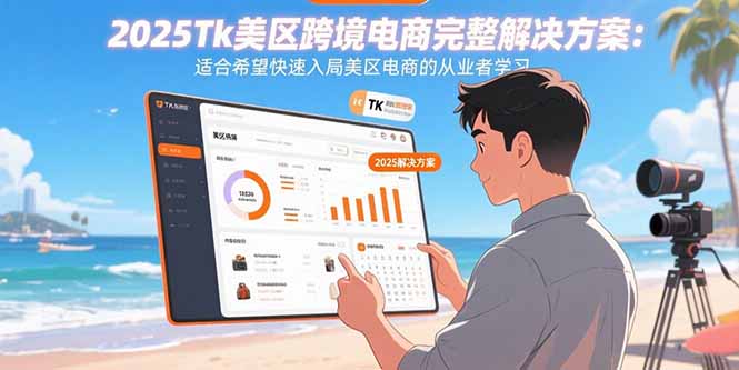 2025Tk美区跨境电商完整解决方案：适合希望快速入局美区电商的从业者学习-副业宝典