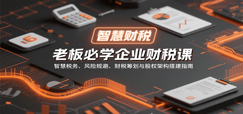 老板必学企业财税课：智慧税务、风险规避、财税筹划与股权架构搭建指南-副业宝典