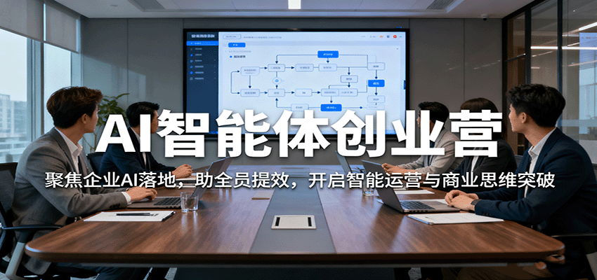 AI智能体创业营：聚焦企业AI落地，助全员提效，开启智能运营与商业思维突破-副业宝典