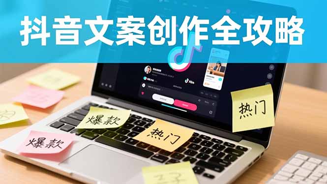 抖音文案创作全攻略：爆款标题九大绝招,100个模版直接套用,月入过万不是梦-副业宝典
