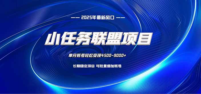 小任务联盟项目：一台电脑每天只需10分钟，轻松简单稳定-副业宝典