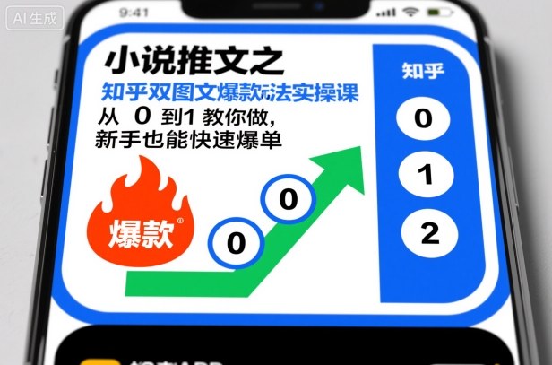 小说推文之知乎双图文爆款玩法实操课，从0到1教你做，新手也能快速爆单-副业宝典