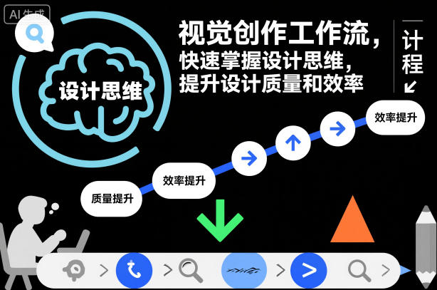 视觉创作工作流，快速掌握设计思维，提升设计质量和效率-副业宝典