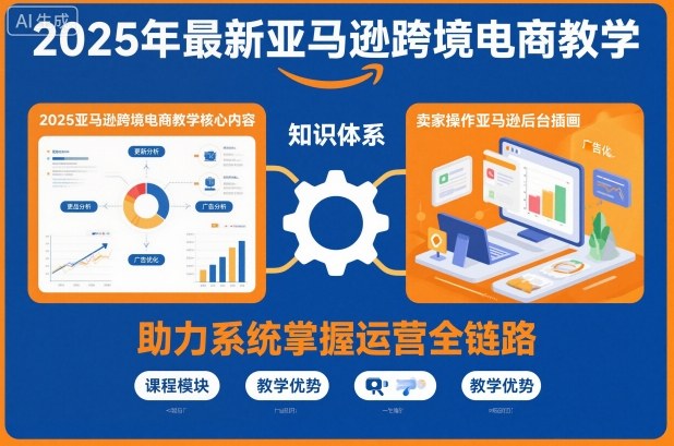 2025年最新亚马逊跨境电商教学，助力卖家系统掌握亚马逊运营全链路知识-副业宝典