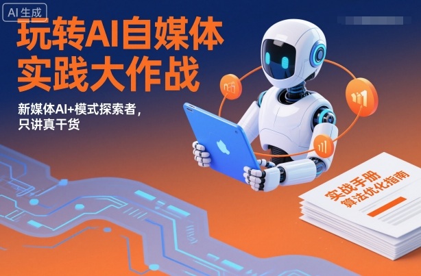 玩转AI自媒体实践大作战，新媒体AI+模式探索者，只讲真干货-副业宝典