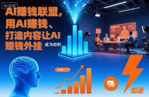 AI賺钱联盟，用AI賺钱、打造内容让AI成为你的賺钱外挂-副业宝典