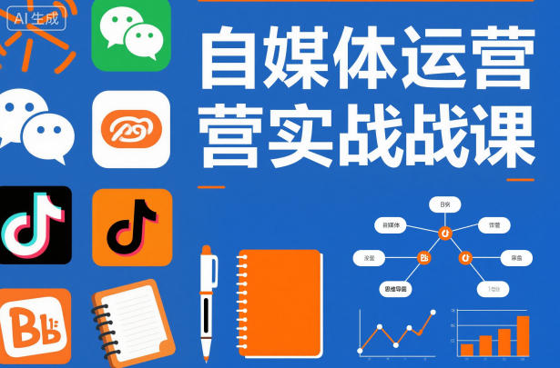 自媒体运营实战课，掌握一套系统的自媒体运营底层方法论，成为优秀的内容创作者-副业宝典