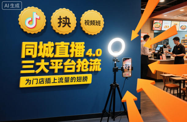 同城直播实操班4.0，三大平台抢流，为门店插上流量的翅膀-副业宝典