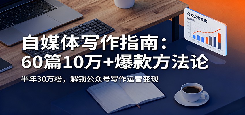 自媒体写作指南：60篇10万+爆款方法论，半年30万粉，解锁公众号写作运营变现-副业宝典