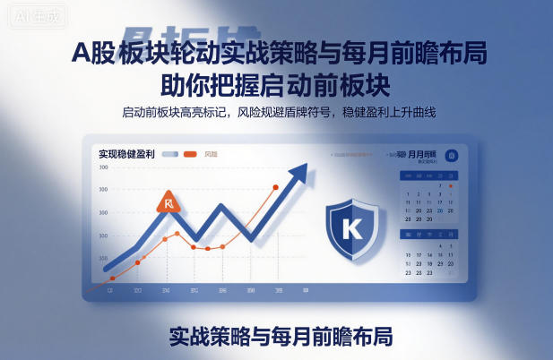 A股板块轮动实战策略与每月前瞻布局，助你把握启动前板块，规避风险，实现稳健盈利-副业宝典