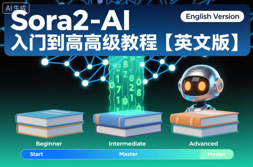Sora2-AI入门到高级教程【英文版】-副业宝典