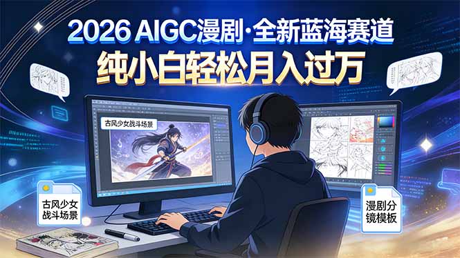 2026年全新蓝海赛道，纯小白轻松月入过万-副业宝典