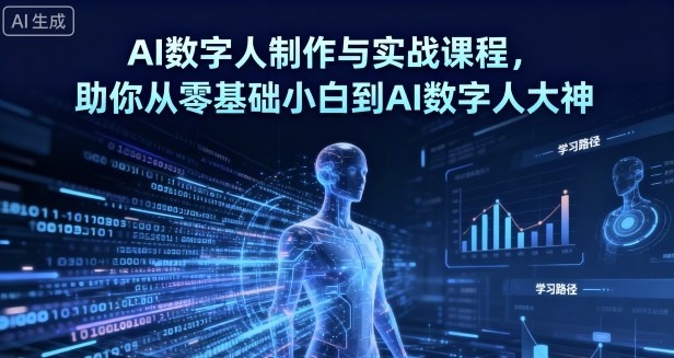 AI数字人制作 从零基础到大神-副业宝典