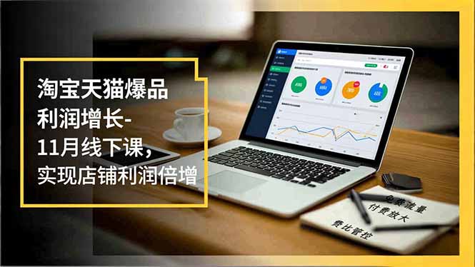 淘宝天猫爆品利润增长-11月线下课，免费流量、付费放大、费比管控，实现店铺利润倍增-副业宝典