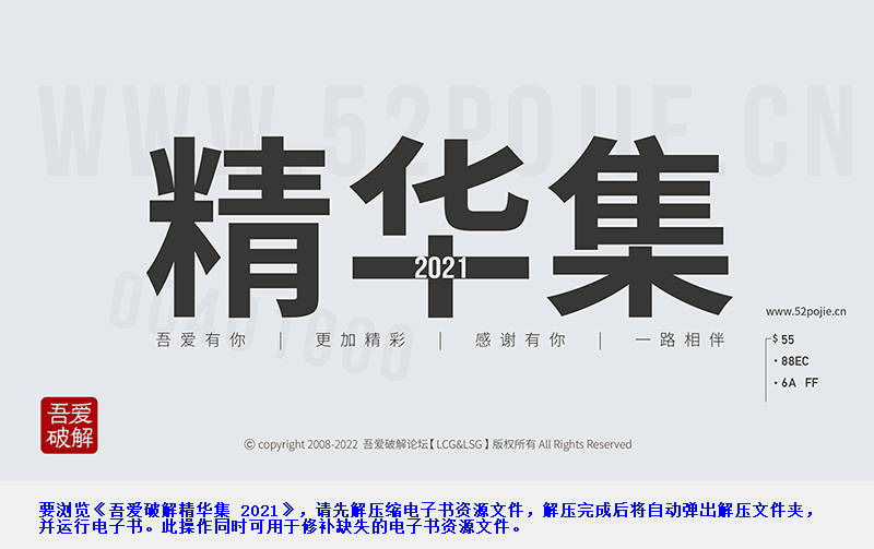 吾爱破解精华集 2021度精华集电子书-副业宝典
