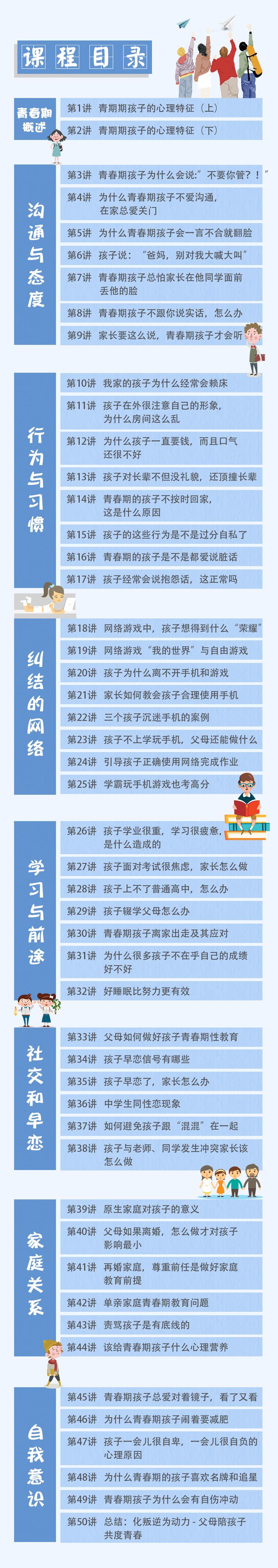 青春期心理辅导课共50课-副业宝典
